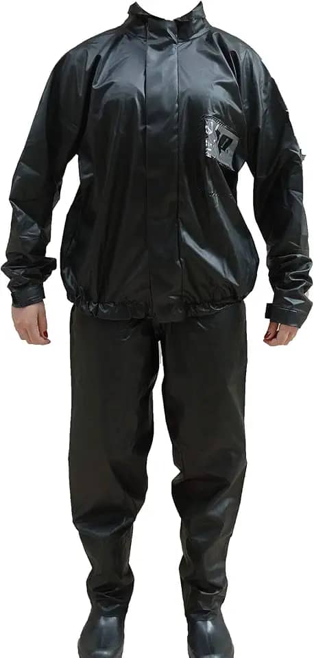 Capa De Chuva Para Motoqueiro Blusa E Calça Pvc Impermeavel Unissex Pantaneiro G