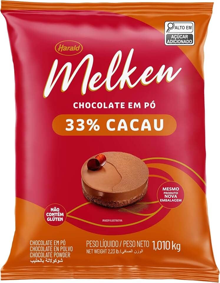 Chocolate Em Pó 33% 1,01Kg Melken Harald
