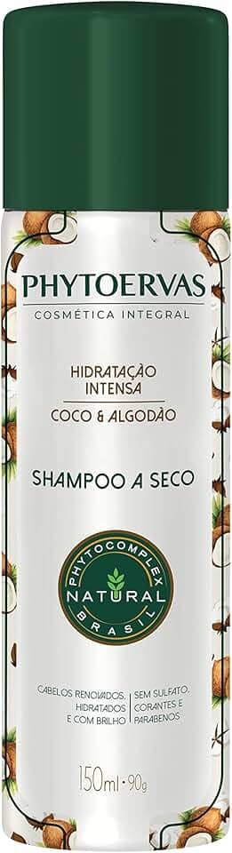 Phytoervas Phyto Shampoo Seco Hidratação Intensa 150Ml Branco