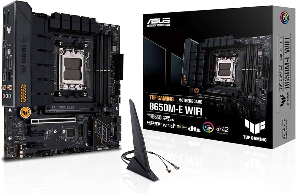 Placa Mãe Asus TUF Gaming B650M-E WIFI, Chipset B650, AMD AM5, mATX, DDR5, 90MB1FV0-M0EAY0