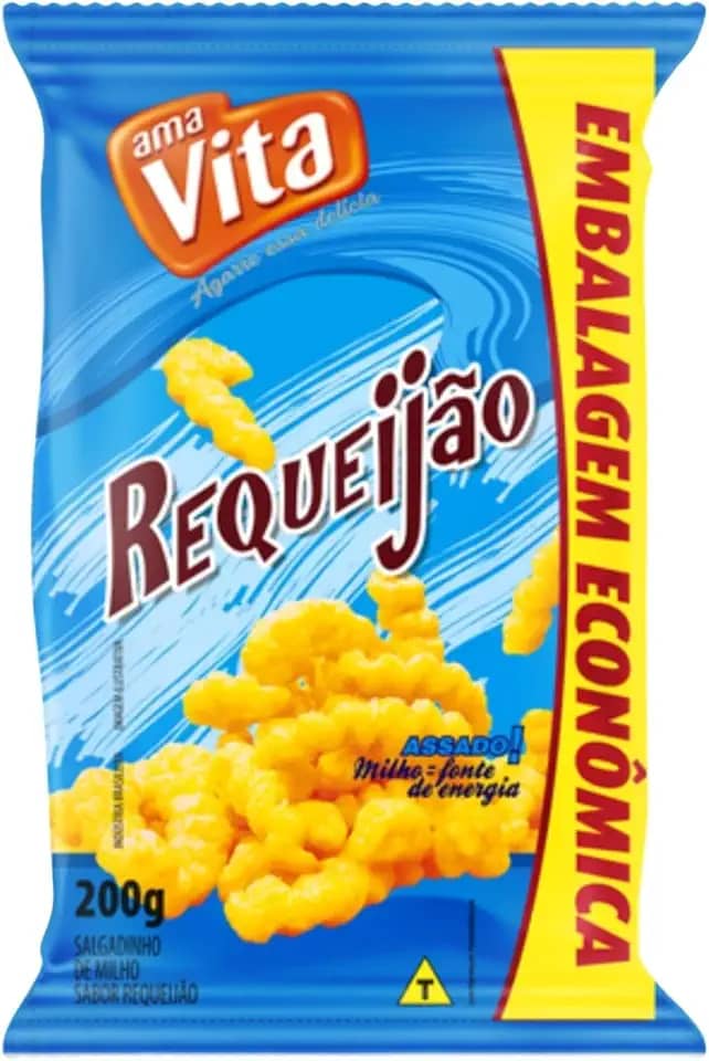 SALGADINHO DE MILHO SABOR REQUEIJAO 200G AMAVITA