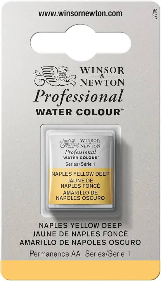 AQUARELA W&N PROF PASTILHA NAPLES YELLOW DEEP 0101425