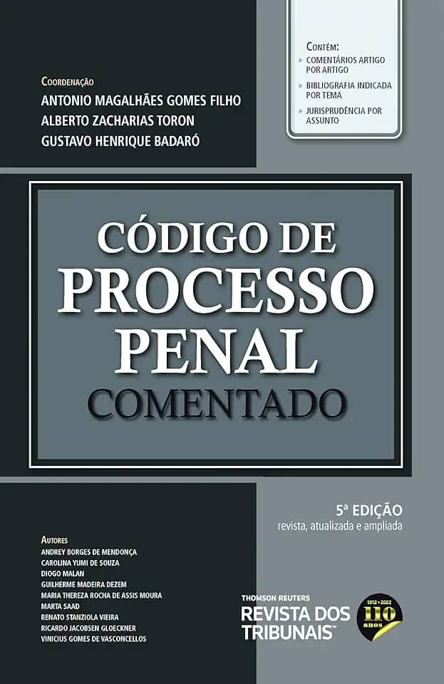 Código de Processo Penal Comentado 5ºedição