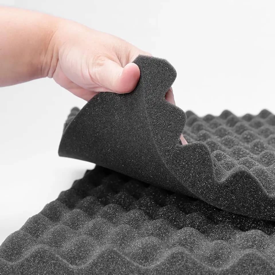 Assento Casca de Ovo Quadrado Almofada Apoio Lombar Espuma Anti Escara (Cinza Escuro)