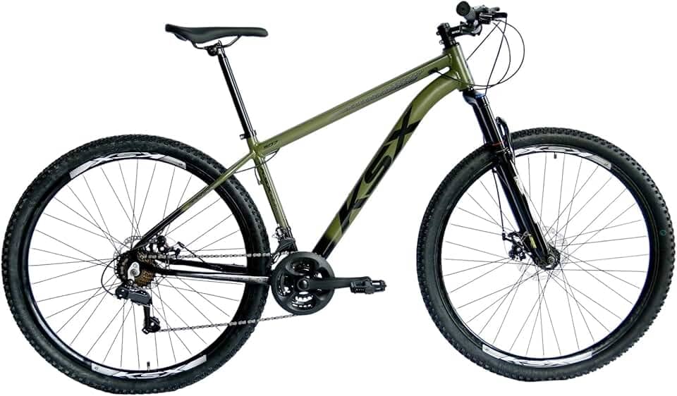 Bicicleta Bike Aro 29 KSX E KSW XLT 200 MTB Alumínio 24V Marchas Rapid Fire - Cabeamento Superior Interno