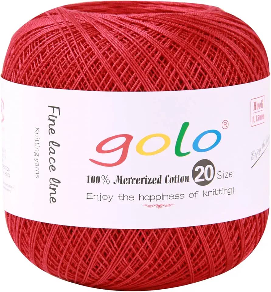 Golo Linha de crochê para fio de renda e tatuagem 192