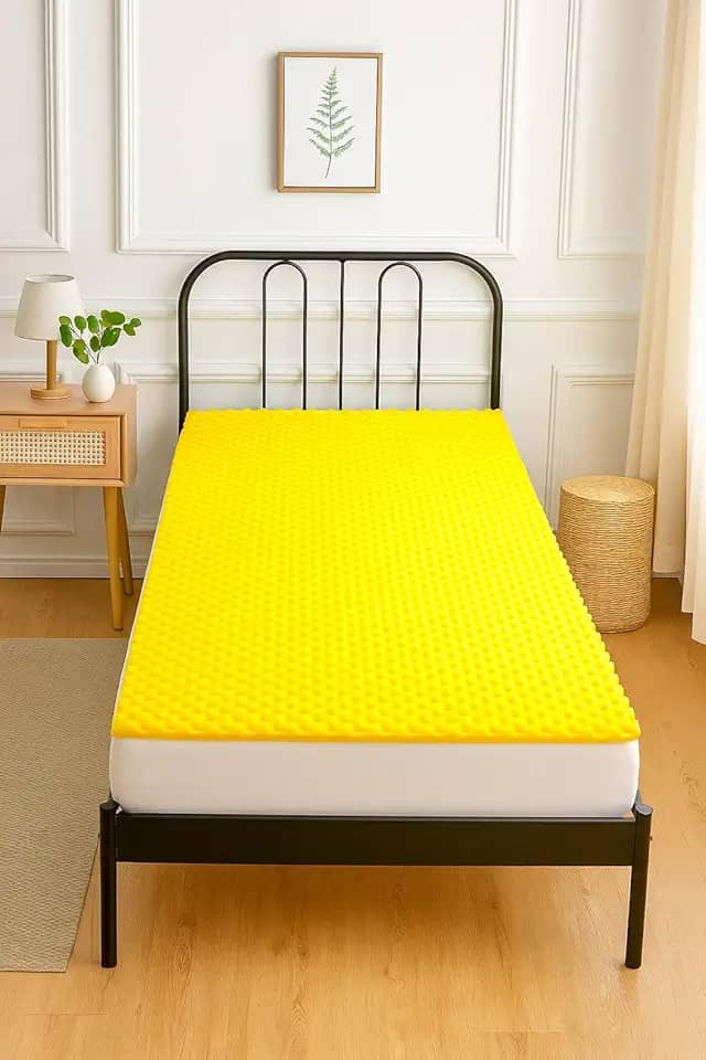 Colchão Caixa de Ovo Solteiro, Espuma D23, 188 x 88 x 4 cm