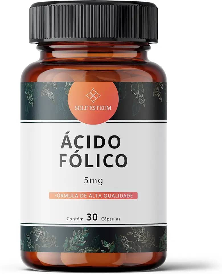 Ácido Fólico 5mg 30 Cápsulas