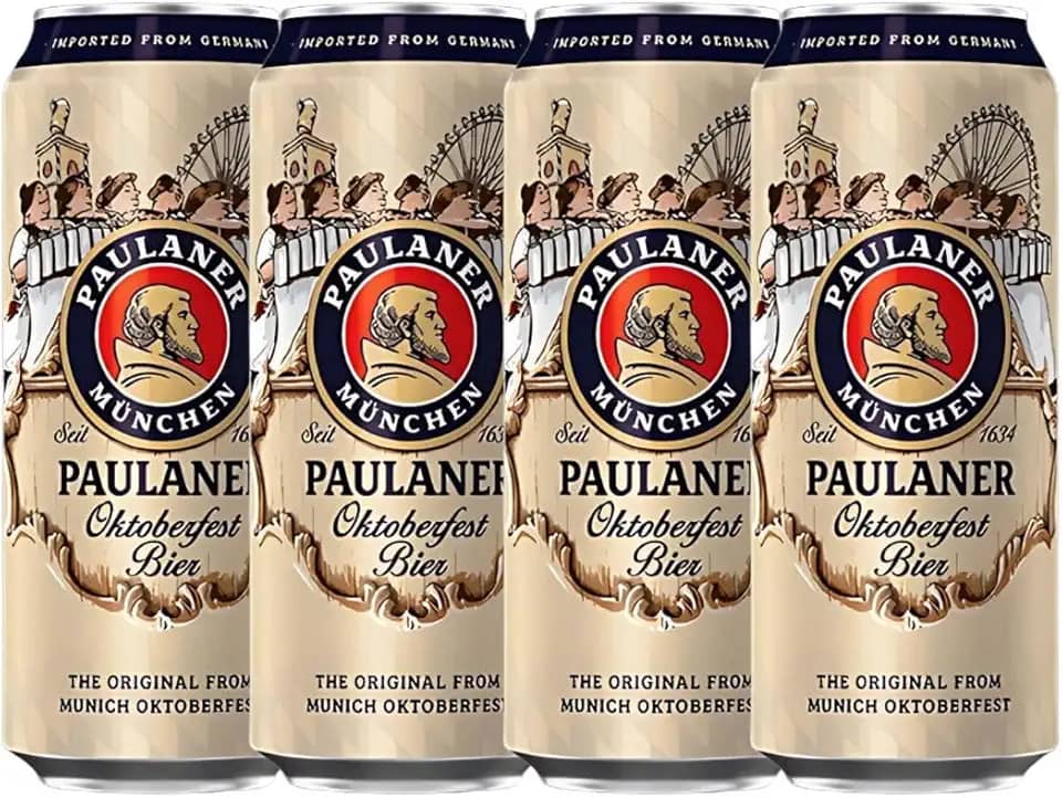 Kit 4 Cervejas Paulaner Edição Especial Oktober Bier 500ml