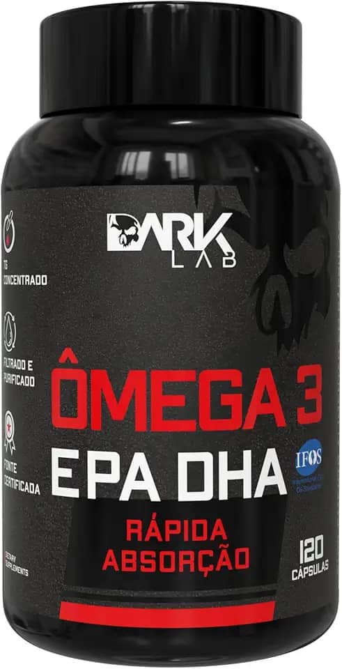 Ômega 3 EPA DHA, Dark Lab, 120 Cápsulas
