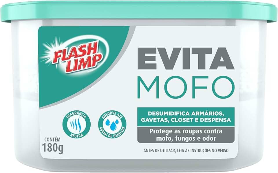 Flash Limp - Evita Mofo Para Armários Guarda Roupa 180g - AMO1881
