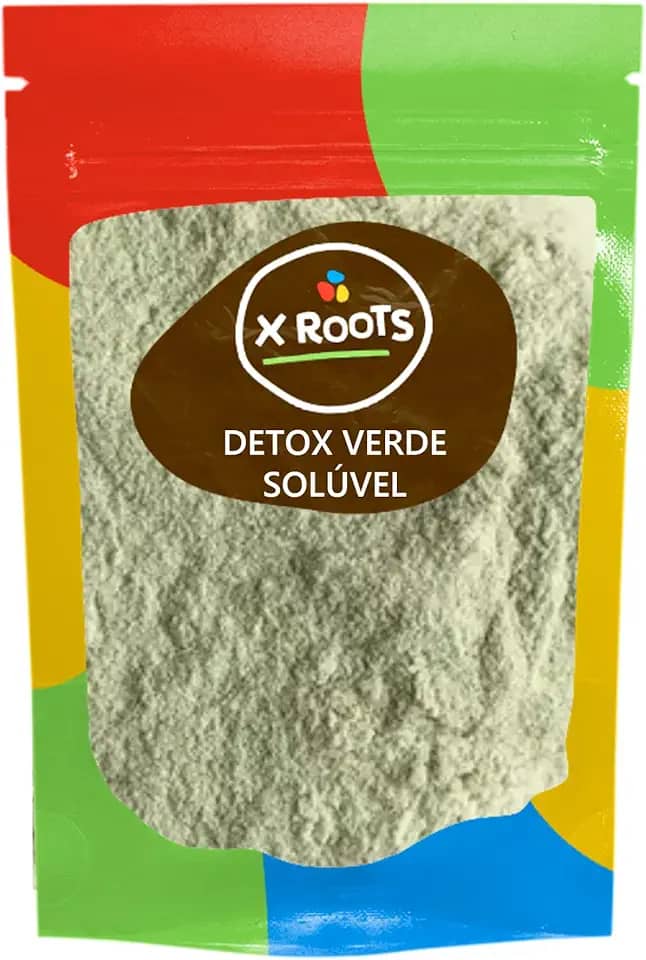 Detox Verde Solúvel Ajuda Inflamação 500gr - X Roots