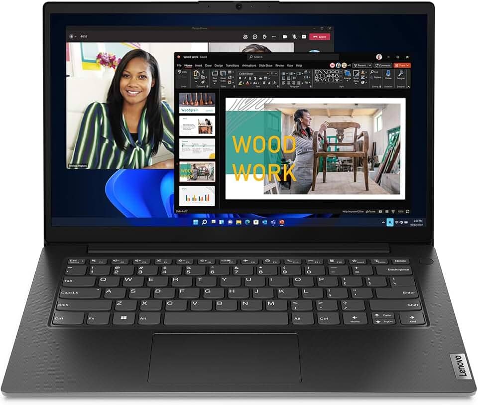 Lenovo V14 G4 IRU - Tela FHD de 2026-14 polegadas - 8 GB de memória - Armazenamento de 256 GB - Intel Core i7-13620H - Preto executivo
