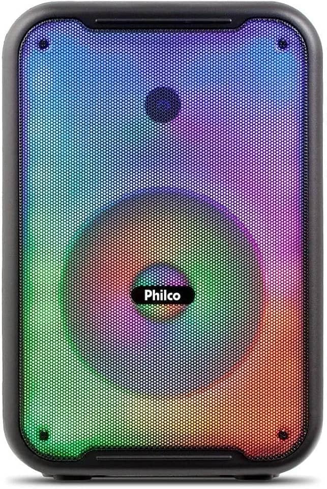 Caixa de Som Amplificada Philco Flash Lights 250W PCX3800 Bivolt