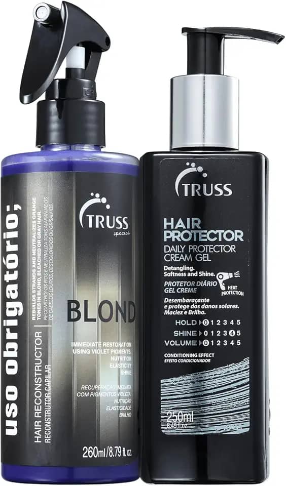 Kit TRUSS Uso Obrigatório Blond + Hair Protector (2 Produtos)