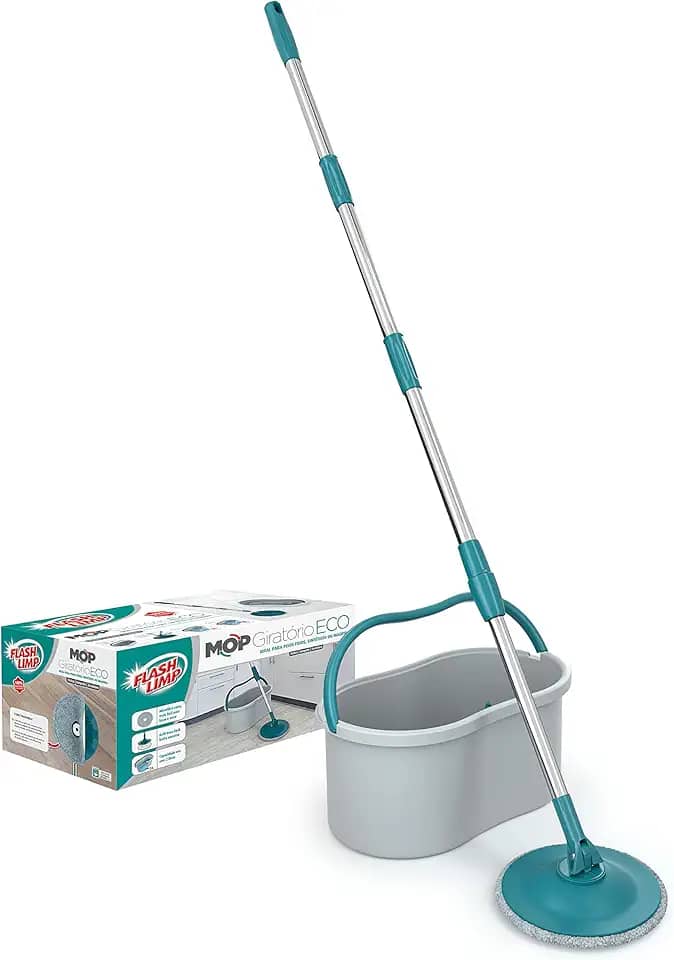 Flash Limp - Mop Giratório Eco com Balde Capacidade 7 litros - MOP0154