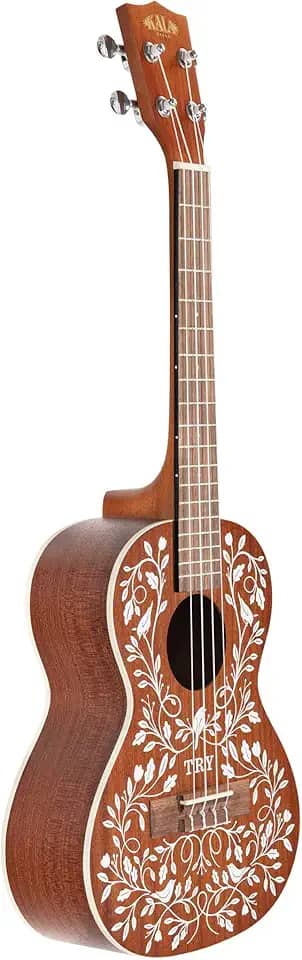 Kala Kit inicial oficial de ukulele Tenor da série Learn To Play Mandy Harvey Signature com sintonizador de encaixe, bolsa de apresentação personalizada e guia de início rápido (KALA-LTP-MH)