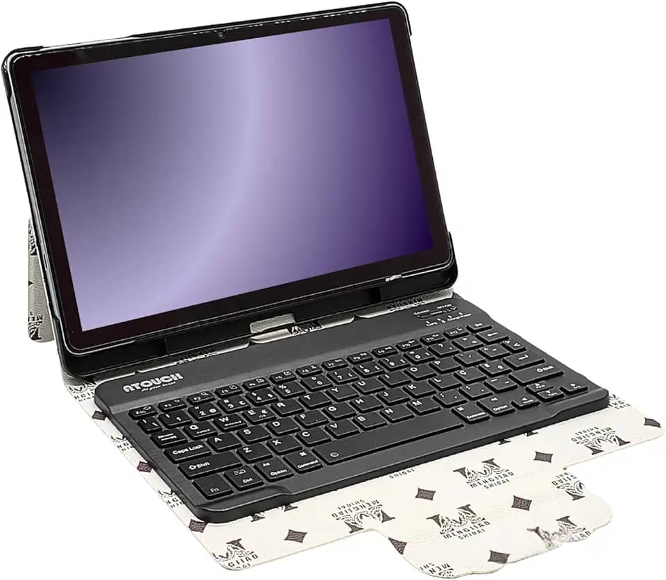 Tablet Pc 5G 10.9' IPS 256GB/6GB RAM, Bateria 10000mAh, Processador Mediatek, Câmera Traseira 18MP com Capa, Teclado, Mouse e Acessórios - Azul
