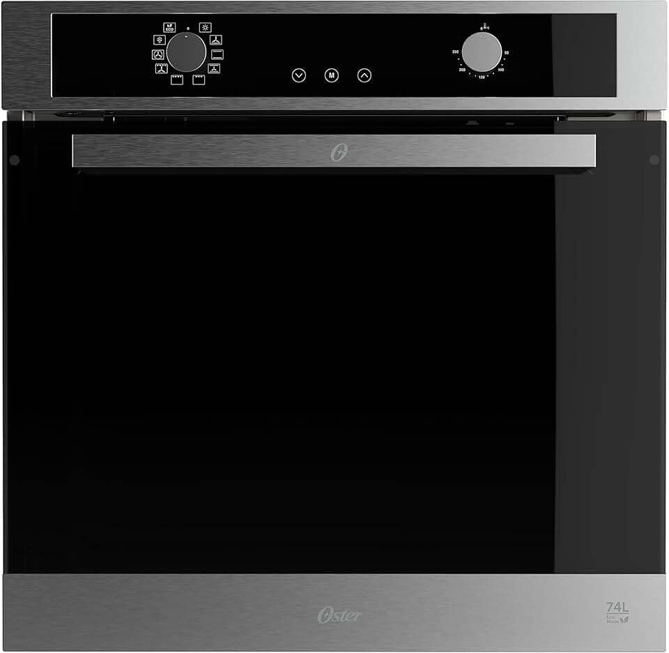 Forno de Embutir Oster Semi Digital, Elétrico, 74L, Black Inox, 220V, OFOR7491