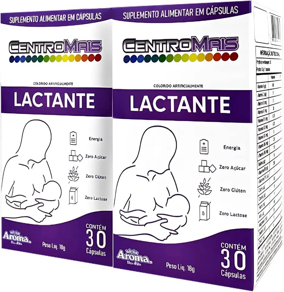 Kit 2x Lactante - Suplemento Alimentar, para mães em amamentação