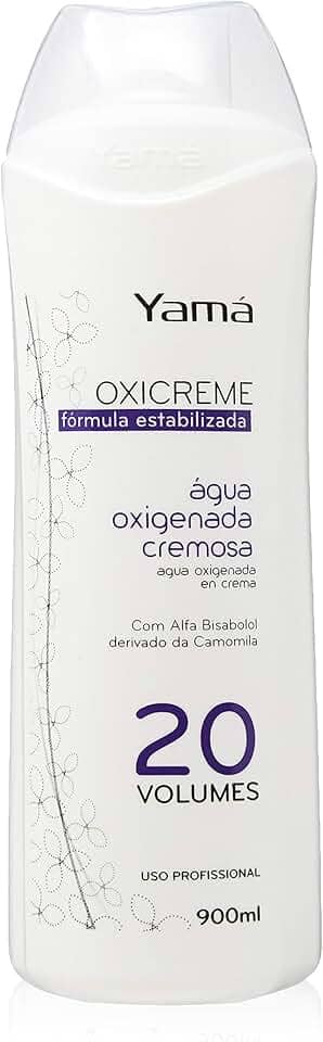 Agua Oxigenada Cremosa 20V 900 Ml, Yama, Branco