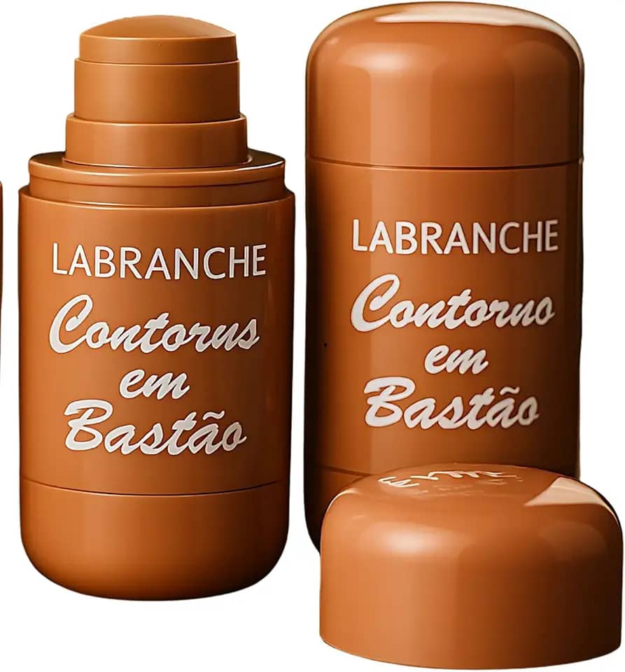 Maquiagem Labranche em Stick, Contorno ou Blush em Bastão, Textura Cremosa, Acabamento Natural, Embalagem de Sucesso e Compacta (Contorno 3)
