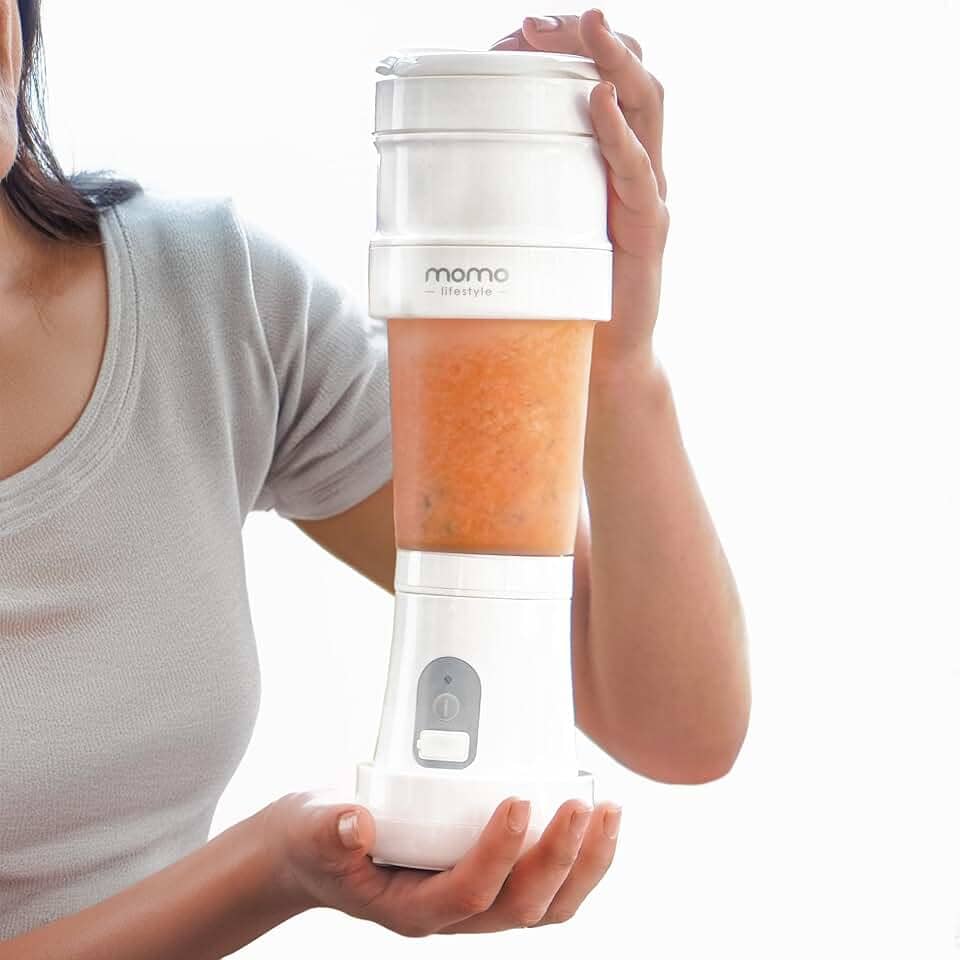 Blender Retrátil, Mini Liquidificador Individual Portátil, Momo Lifestyle, Sem Fio, a Bateria Recarregável, Bivolt 110V / 220V (Blender Retrátil)