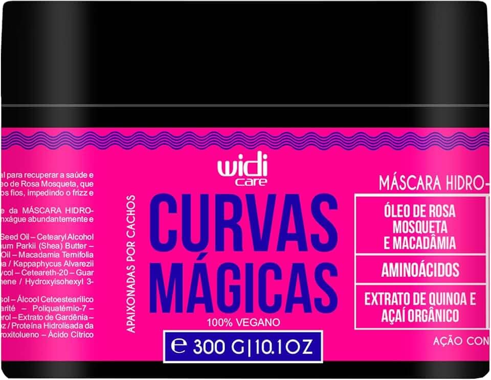 Widi Care Máscara de Tratamento Hidro-Reconstrutor Curvas Mágicas 300g