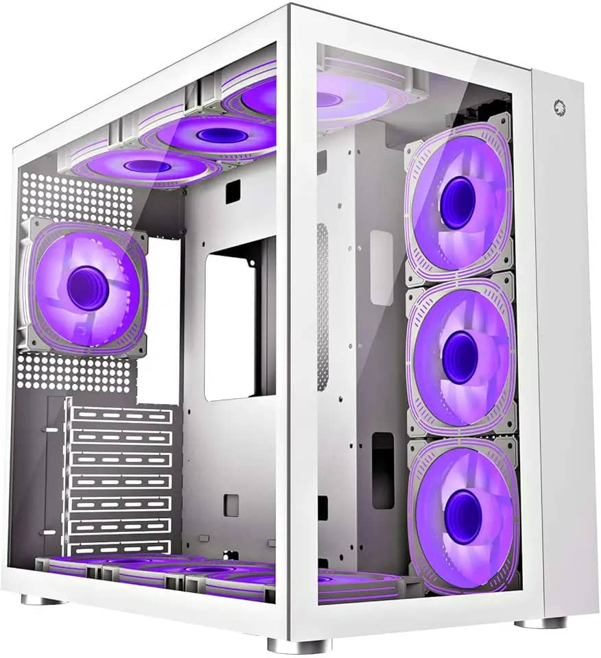 Gabinete Gamemax Mid Tower Atx Vidro Lucent Branco