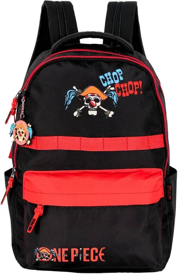 Mochila de Costa masculina Escolar Juvenil One Piece by Luxcel Ref 49431