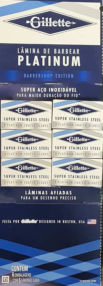 Gillette Lâmina Barbear C/60 Blue Platinum Ct