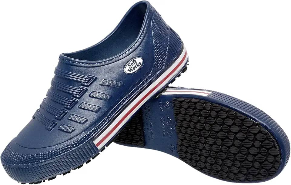 Tênis Unissex Profissional SoftWorks Leve Conforto Para Trabalho Antiderrapante EPI EVA BB81 Marinho