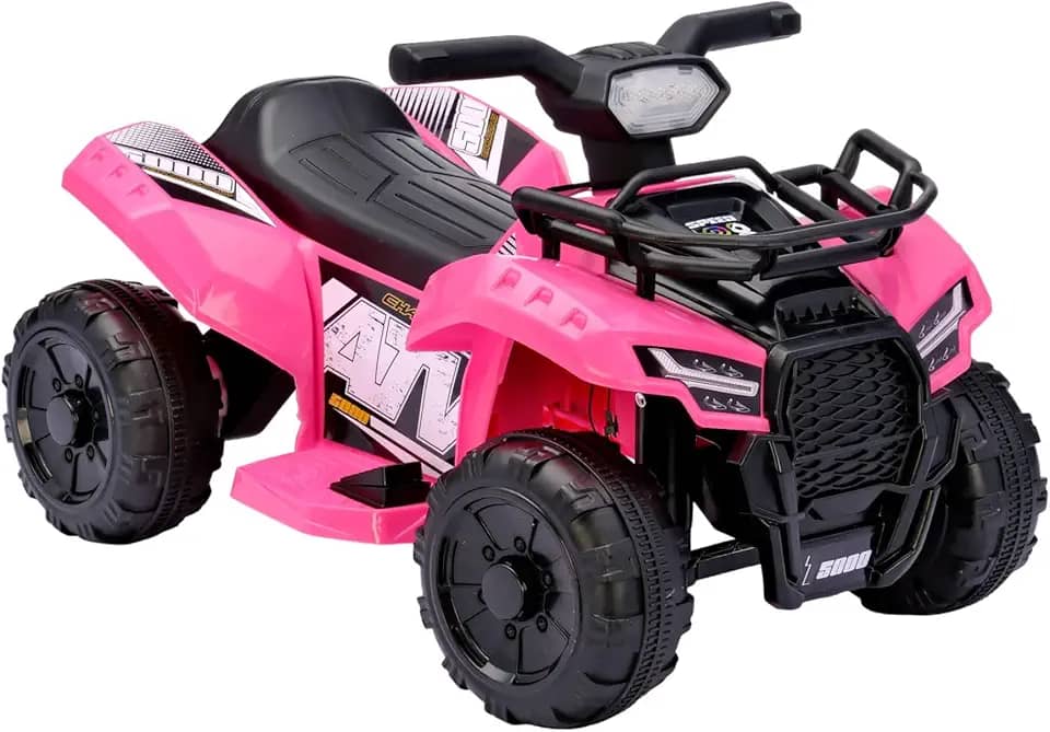 Bang Toys Carro Elétrico Infantil Quadriciclo Astro 6v Rosa