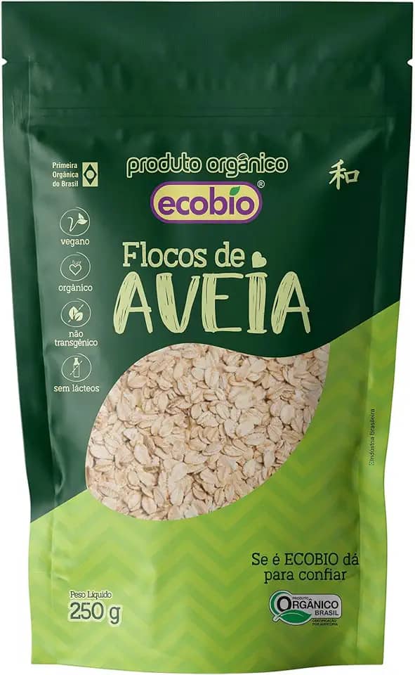 ECOBIO Produto Orgânico Flocos De Aveia Orgânico Ecobio Produto Orgânico