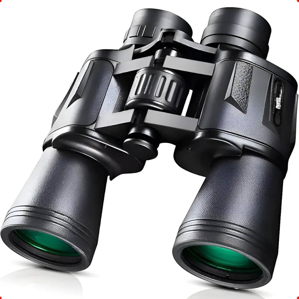 Binóculo Profissional com Zoom Ajustável 10-20x50 Alta Definição e Nitidez e Corpo Emborrachado + Estojo [VALUANCE]