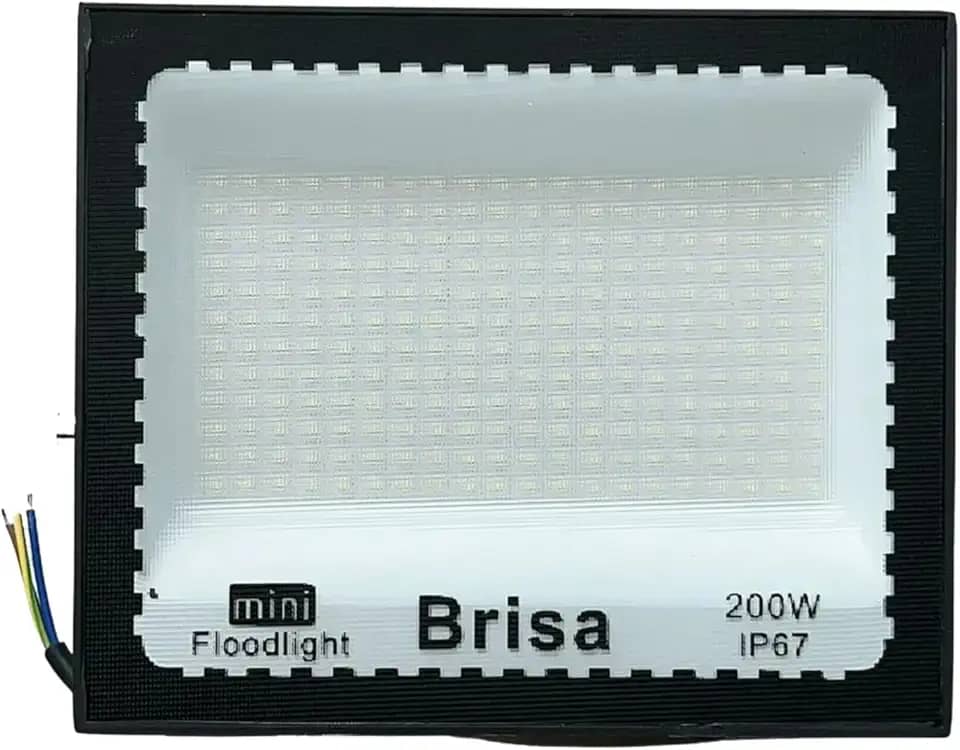 Refletor Holofote led 200w Smd Ip67 Aluminio Prova D'água Quadra salão campo galpão