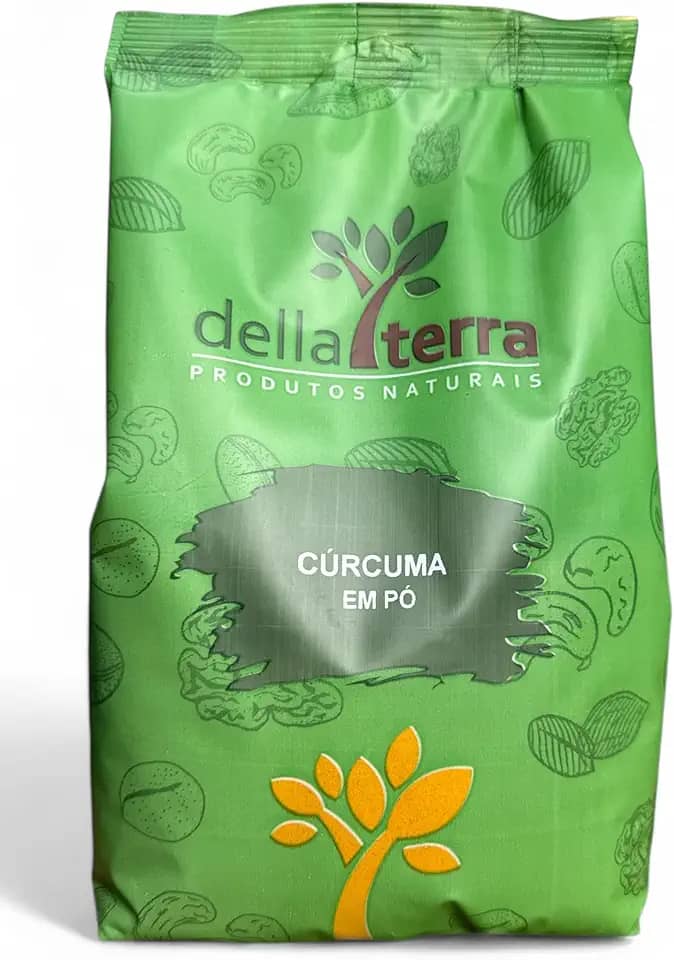 Cúrcuma Açafrão Pura Em Pó 500g Della Terra