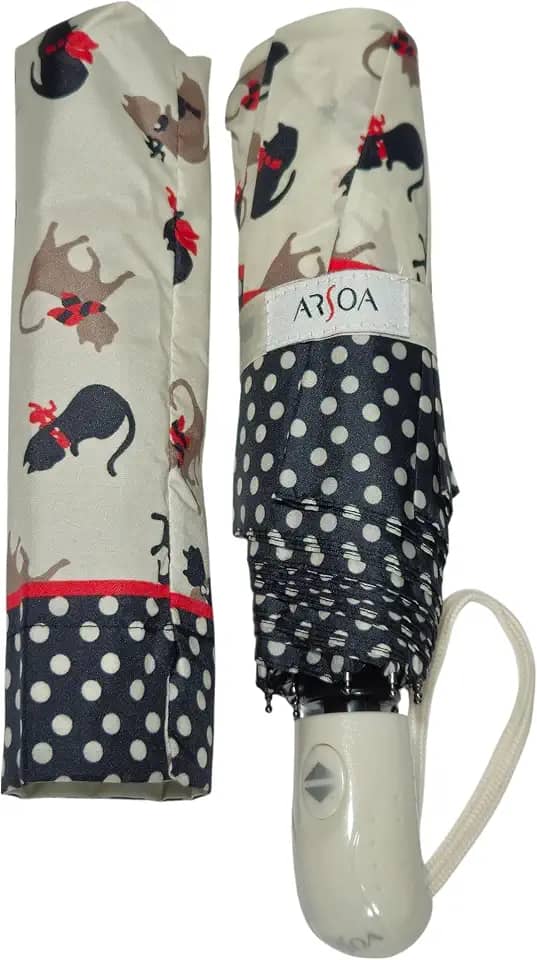 Guarda Chuva Arsoa Automático Abre e Fecha Reforçado Estampado