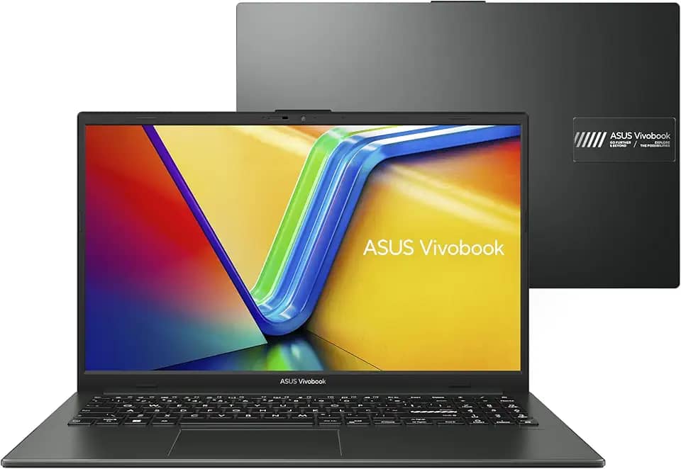 Notebook ASUS Vivobook Go RYZEN 3, 4 GB, 128 GB SSD, W11 Home, 15.6'' LED, Mixed Black - E1504FA-NJ1364W