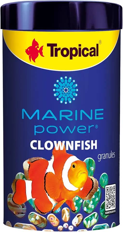 MARINE POWER CLOWNFISH - ração especialmente desenvolvida para peixe palhaço e anêmonas - Pote 65g