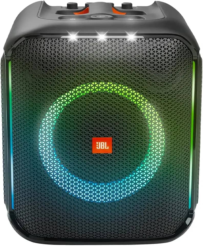 JBL, Caixa de Som, PartyBox Encore, Com Microfones, Bluetooth, Show de Luzes, À Prova de Respingos - 100W RMS