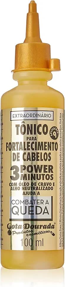 Tonico 100 Ml Extraordinário Combate a Queda Linha Fortalecimento 100 Ml, GOTA DOURADA