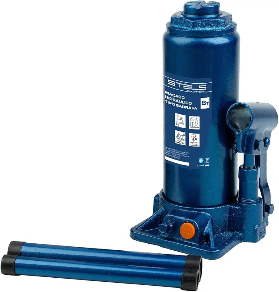 MACACO HIDRAULICO TIPO GARRAFA 8T ELEVACAO 230-457MM STELS