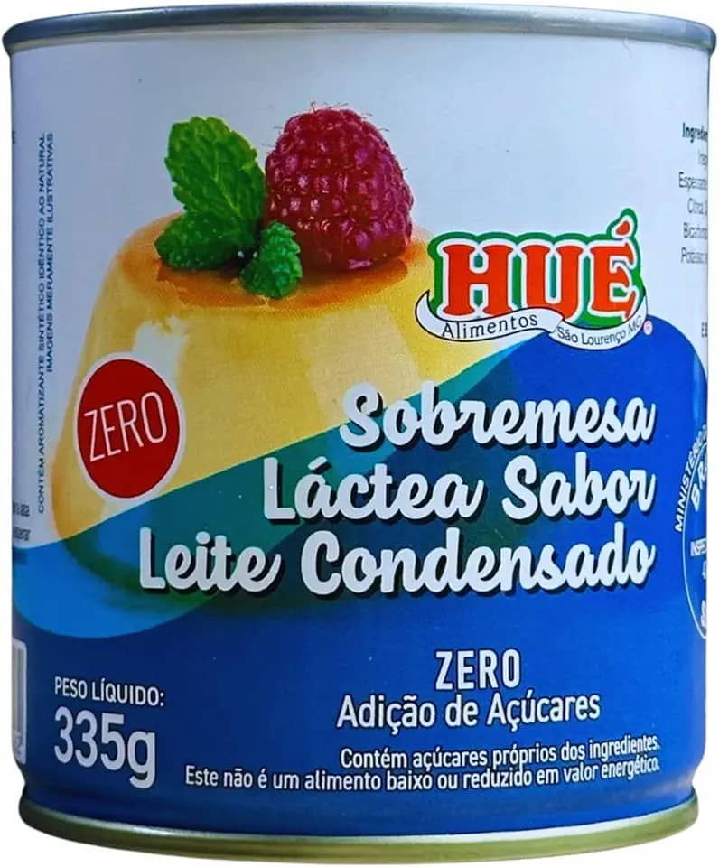 Sobremesa Láctea sabor Leite Condensado Zero 335g - Hué (Leite Condensado Diet)