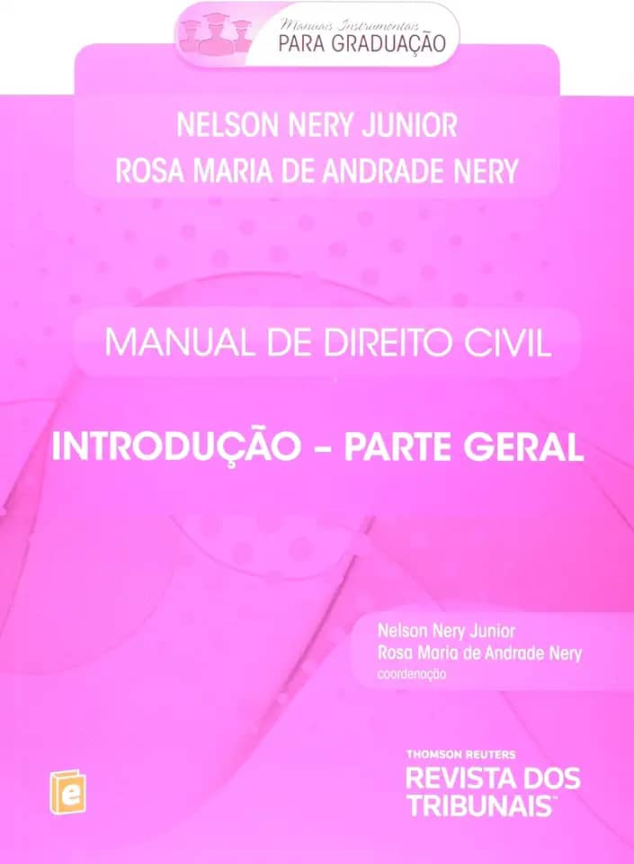 Manual de Direito Civil. Introdução. Parte Geral