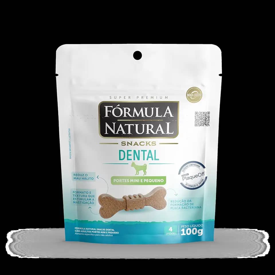 Fórmula Natural Snacks Dental Para Cães Adultos De Pequeno Porte 100g