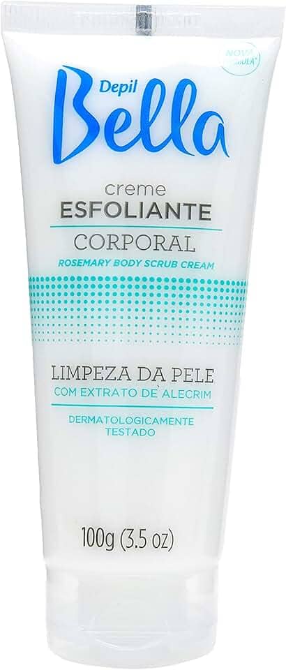 Creme Esfoliante Corporal Alecrim, Depil Bella, 100G