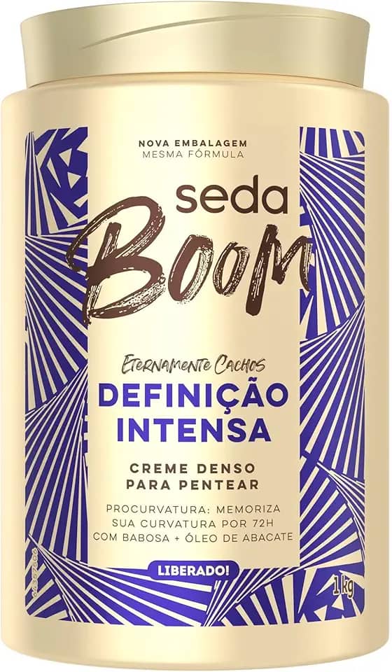 Creme para Pentear Seda Boom Definição Intensa 1 kg