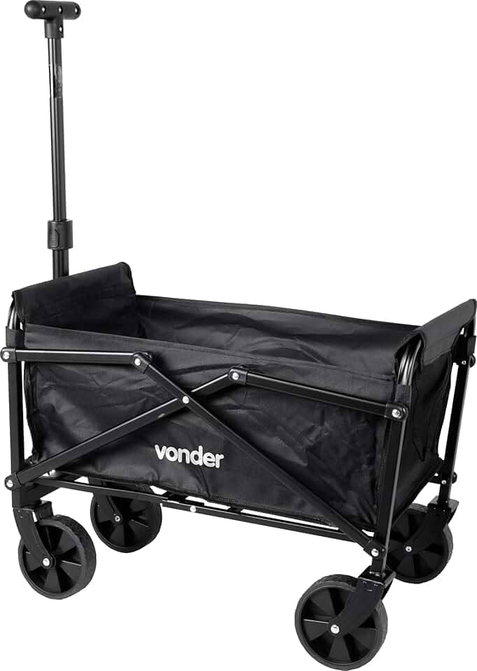 Vonder, Carrinho Para Carga, Dobrável, Com Bolsa, 60 kgf, CDV 060.