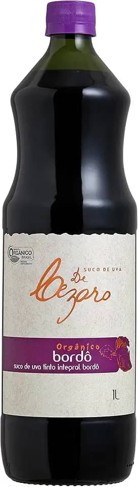 Suco De Uva Orgânico Integral Bordô De Cezaro